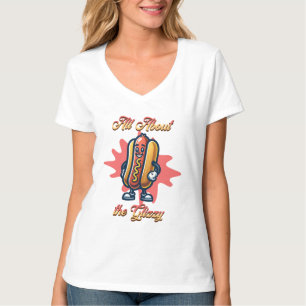 Alles over de Glizzy Grappige hotdog humor T-shirt