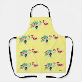 Alles-over de Rozen van het Schort van de Druk op  (Voorkant)