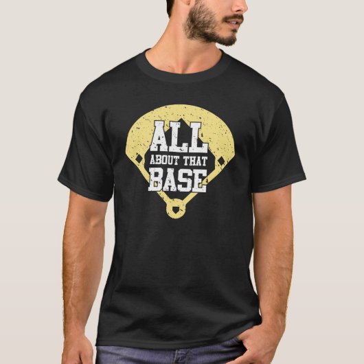 Alles over die basis (bal) t-shirt (Voorkant)