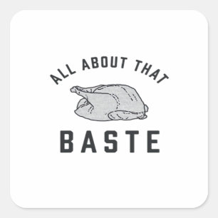 Alles over die Baste Classic Grappig Vierkante Sticker