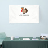 Alles over die Baste Funny voor Thanksgiving Spandoek (Beurs)