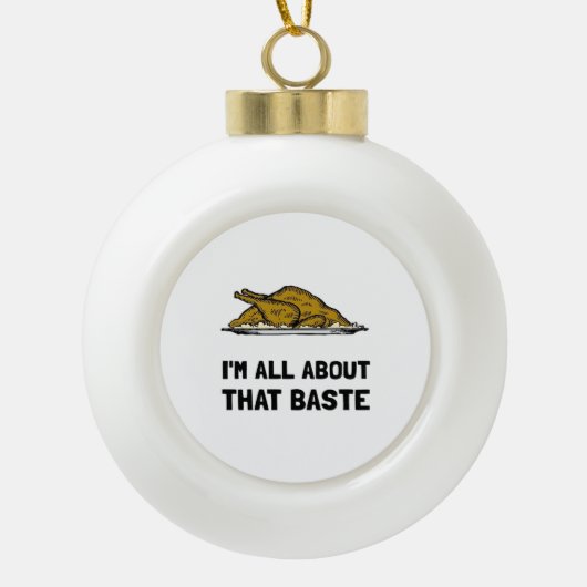 Alles over die baste past keramische bal ornament (Voorkant)