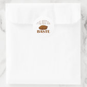 Alles over die Baste Style Quote Ronde Sticker (Tas)