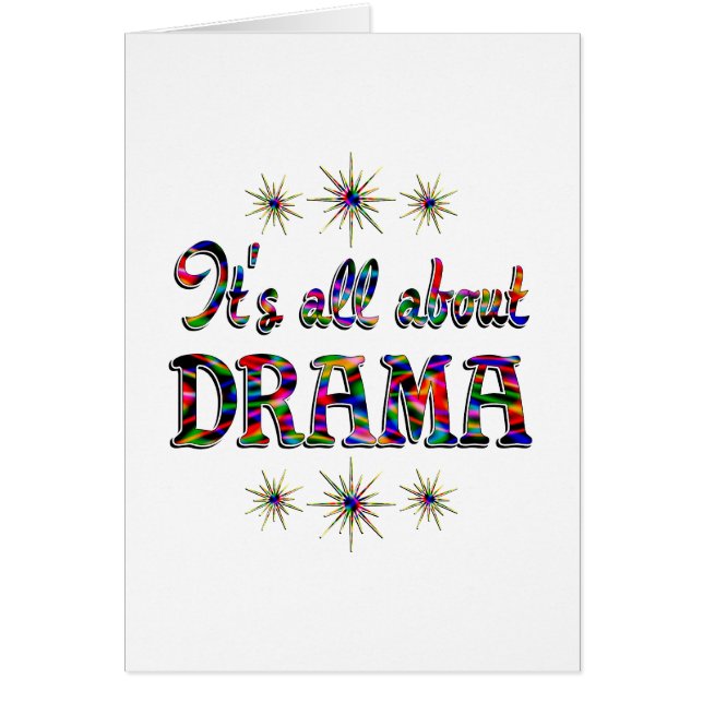 ALLES OVER DRAMA (Voorkant)