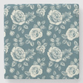 Alles over Floral Stenen Onderzetter (Voorkant)