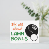 Alles over gelanceerde Bowls Briefkaart (Staand voorkant)