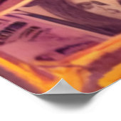 Alles over geld | AI Art Poster (Hoek)