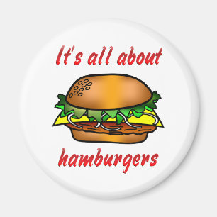 Alles over hamburgers magneet