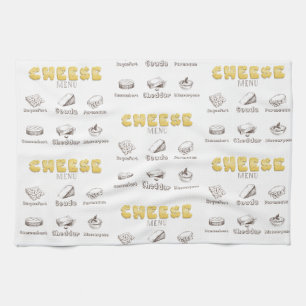 Alles over het menu Soorten kaas Theedoek