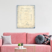 Alles over het spel - Football Canvas Afdruk (Insitu (Woonkamer))