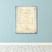 Alles over het spel - Football Canvas Afdruk (Insitu (Houten vloer))