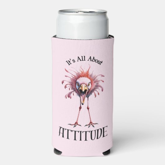 Alles over houding grappige flamingo (Seltzer Voorkant)