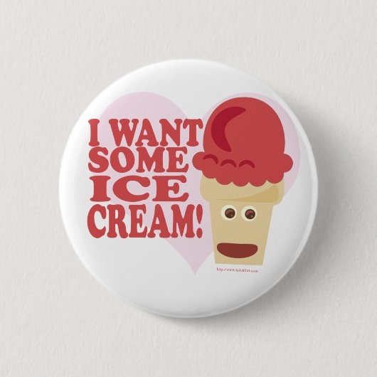 Alles over ijskap! ronde button 5,7 cm (Voorkant)