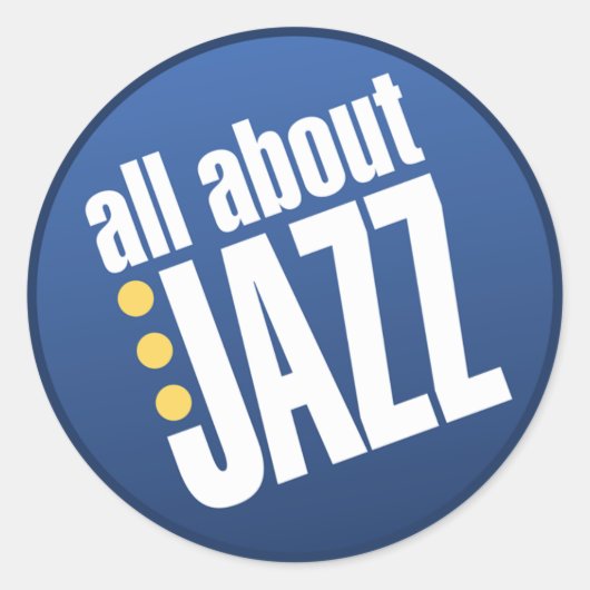 Alles over jazz Stickers (Voorkant)