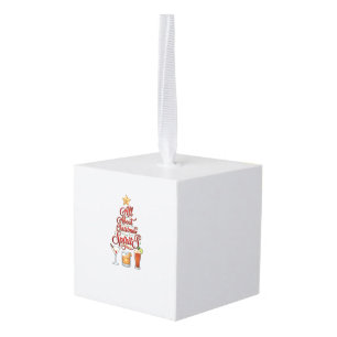 Alles over Kerstspirits Cocktails Whiskey Ster Kubus Ornament