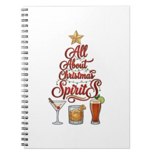 Alles over Kerstspirits Cocktails Whiskey Ster Notitieboek