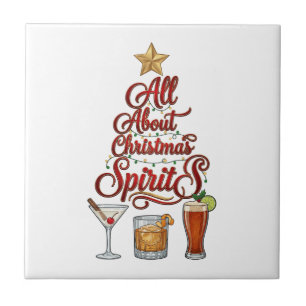 Alles over Kerstspirits Cocktails Whiskey Ster Tegeltje