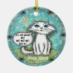 Alles over mij Scraggles Kat Keramisch Ornament