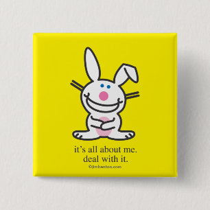 Alles over mij vierkante button 5,1 cm