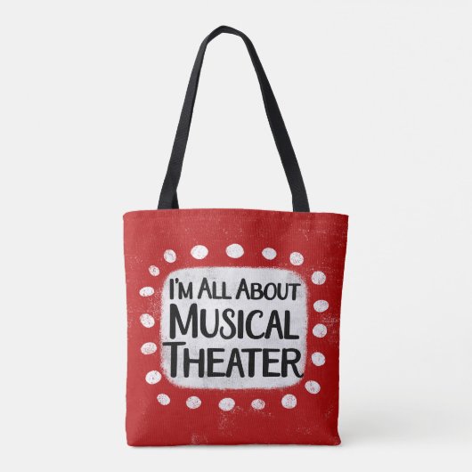 Alles over Musical Theatre Canvas tas (Achterkant)