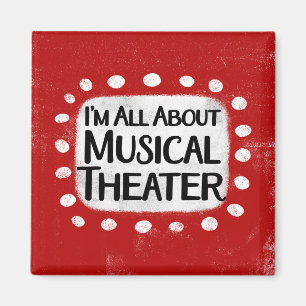 Alles over Musical Theatre Koelkastmagneet Magneet