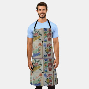Alles over Print Apron Mahjong Schort
