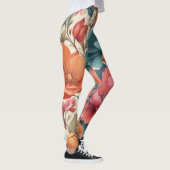 Alles over print legging Bloemen patroon (Rechts)