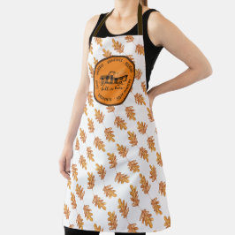 Alles-over-printplaat Herfst Schort