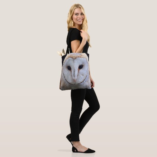 Alles over prullenbak tote bag (Op model)