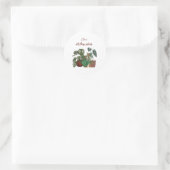 alles planten ronde sticker (Tas)