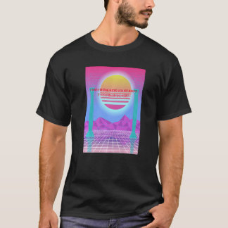 Alles raakt esthetische vaporwave 90's t-shirt