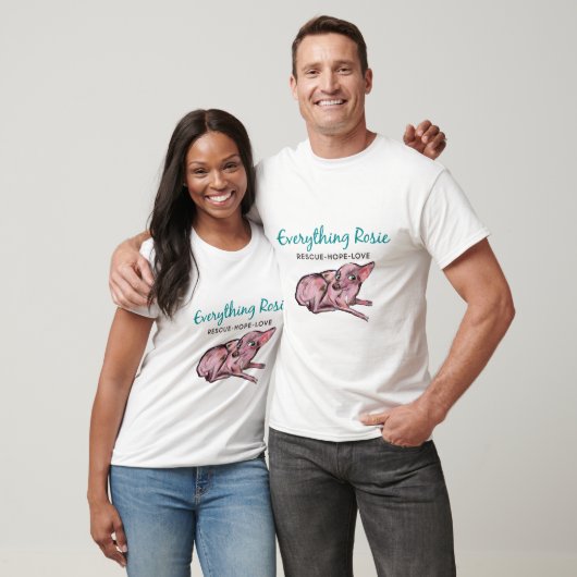 Alles Rosie Basic Mannen T-shirt (Unisex)