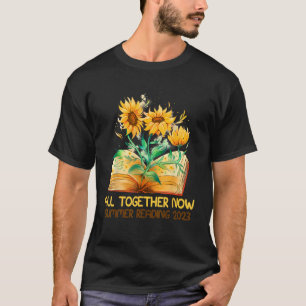 Alles samen nu zomer lezing 2023 regenbooghand t-shirt