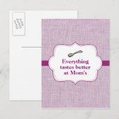 Alles smaakt beter briefkaart (Voorkant / Achterkant)