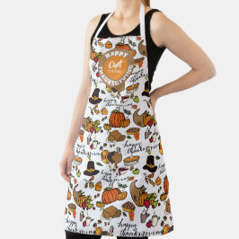 Alles Thanksgiving | Aangepaste feestdag Schort