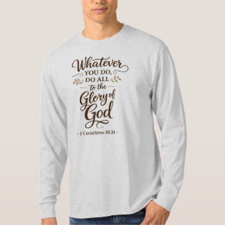 Alles tot de Glorie van God Schriftstickers T-shirt