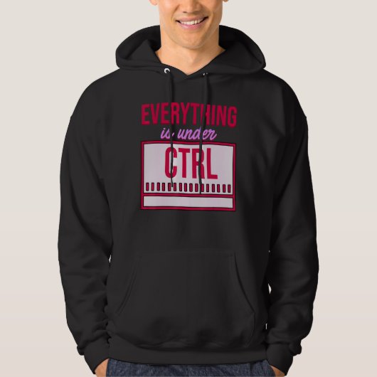 Alles valt onder de controleprogrammeercoderingsso hoodie (Voorkant)