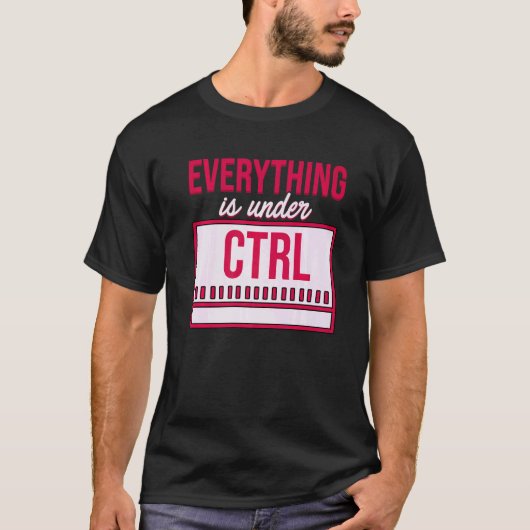 Alles valt onder de controleprogrammeercoderingsso t-shirt (Voorkant)