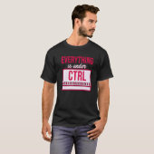 Alles valt onder de controleprogrammeercoderingsso t-shirt (Voorkant volledig)