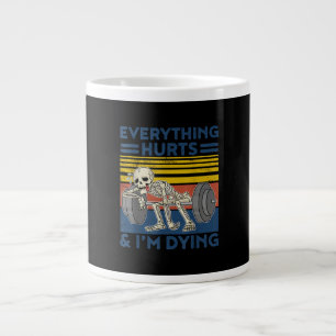 Alles van de uren Weightlift Ness Gym Gift Extra Grote Beker