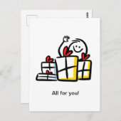 Alles voor jou! briefkaart (Voorkant / Achterkant)