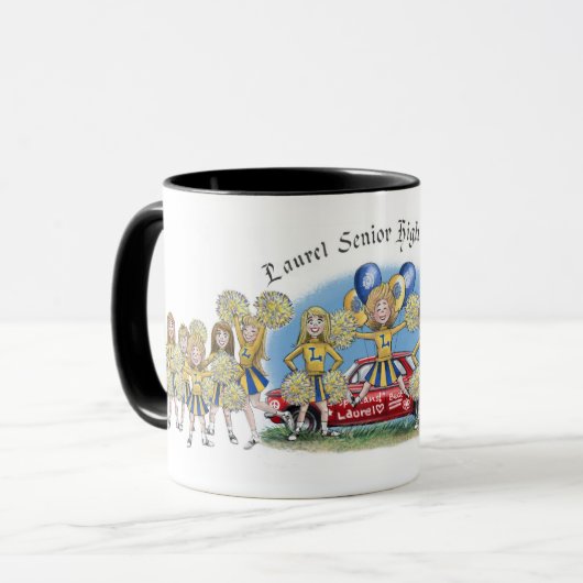 "Alles voor Laurel, sta op en schreeuw!" Mok (Voorkant links)