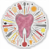 Alles voor tandheelkundige Sticker (Voorkant)