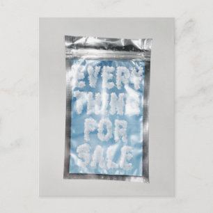 Alles voor verkoop briefkaart