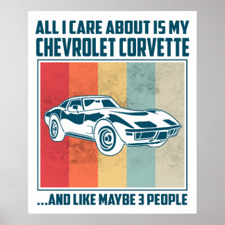 Alles waar ik om geef is mijn Pontiac Gto enzo  Poster