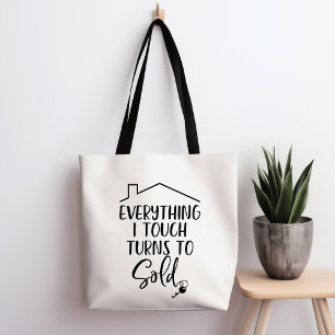 Alles wat ik aanraak verandert in Canvas tas
