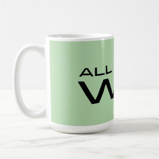 "Alles wat ik doe is Winnen" Minimalistische Motiv Koffiemok