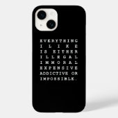 Alles wat ik leuk vind Case-Mate iPhone case (Achterkant)