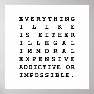 Alles wat ik leuk vind poster