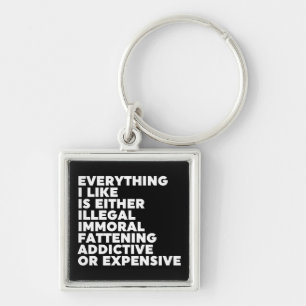 Alles wat ik leuk vind sleutelhanger